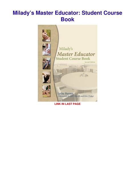 milady master educator pdf Epub