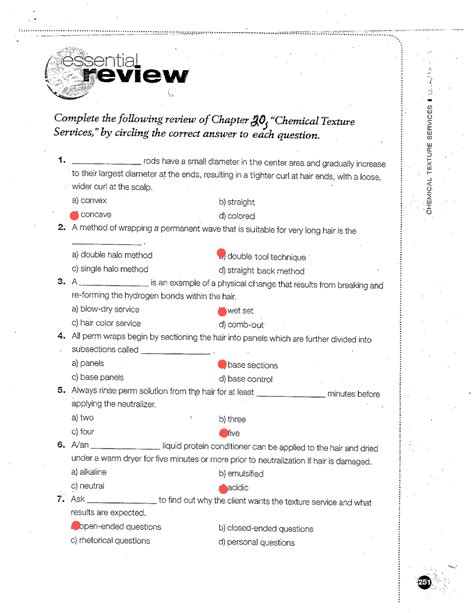 milady study guide answer key 2012 pdf PDF