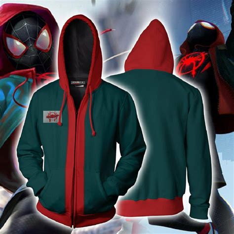 miles morales hoodie hoodies &amp; sweatshirts