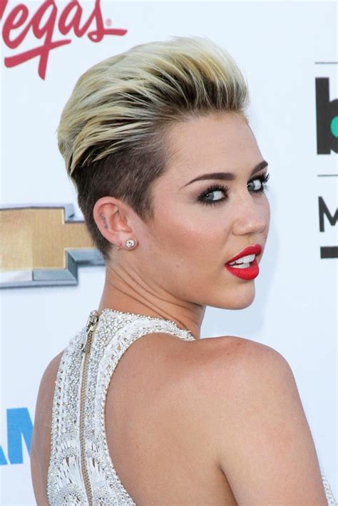 miley cyrus short hair