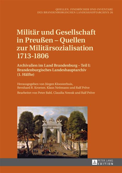 milit r gesellschaft preu en milit rsozialisation 1713 1806 Epub