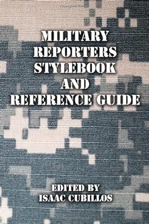 military reporters stylebook and reference guide 2nd edition Doc