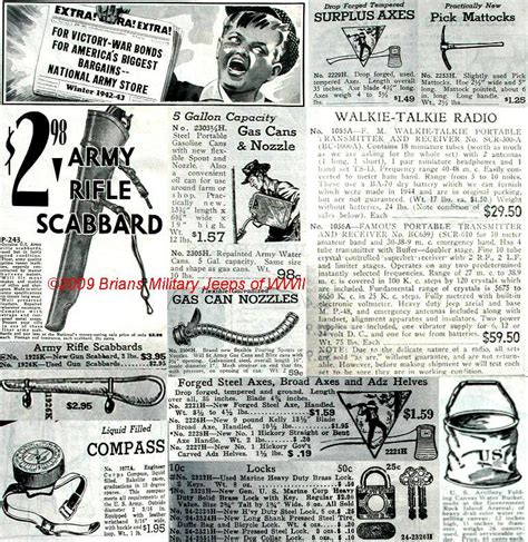 Military Surplus Catalogs