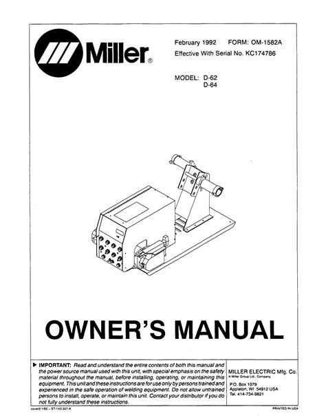 miller welder repair manual Doc