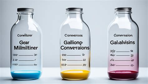 milliliters per gallon