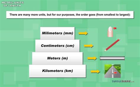 millimeter centimeter meter