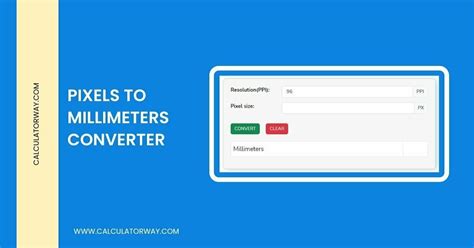 millimeter to pixel converter