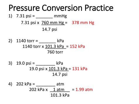 millimeters of mercury to psi