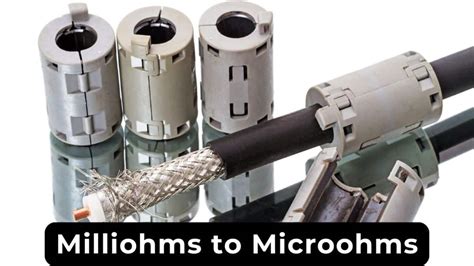 milliohms to microohms