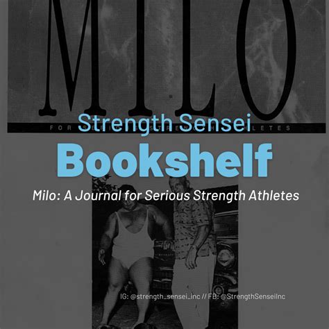 milo a journal for serious strength athletes vol 19 no 1 Epub