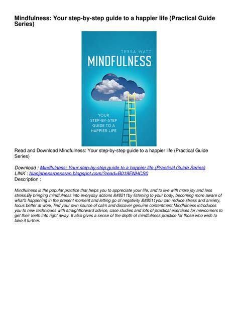 mindfulness step step guide happier Kindle Editon