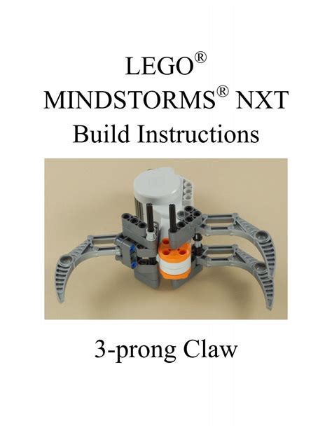 mindstorms nxt claw instructions pdf PDF