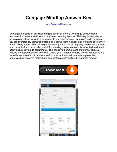 mindtap answer key Ebook PDF