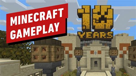 Minecraft 10 Year Anniversary Map Walkthrough