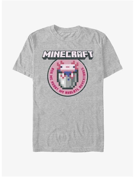 minecraft axolotl shirt