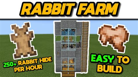 minecraft bunny farm