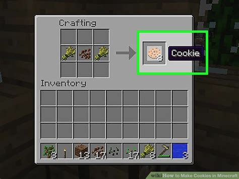 minecraft cookies recipe