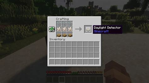 minecraft daylight sensor