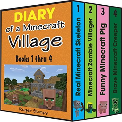 minecraft diary of a minecraft village volume 1 books 1 thru 4 unofficial minecraft books minecraft village Reader