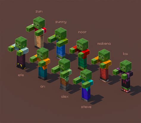 minecraft enemy variants