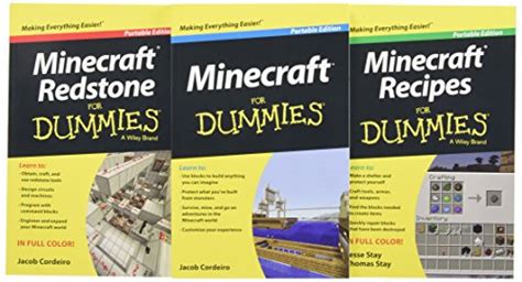 minecraft for dummies collection 3 book bundle Doc