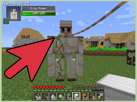 minecraft how to create a golem