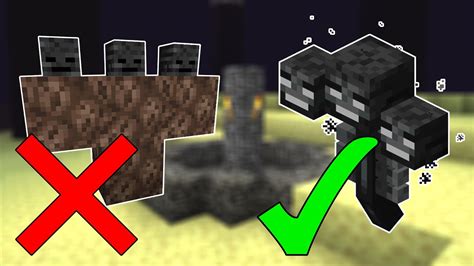 minecraft how to create a wither