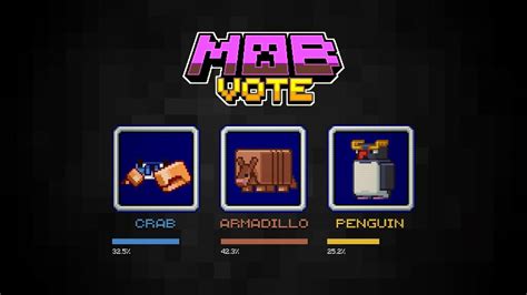 minecraft mob vote