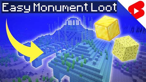 minecraft ocean monument loot