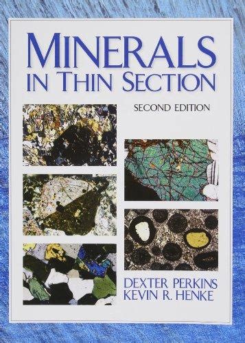 minerals in thin section 2nd edition Kindle Editon