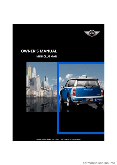 mini cabrio user guide Epub