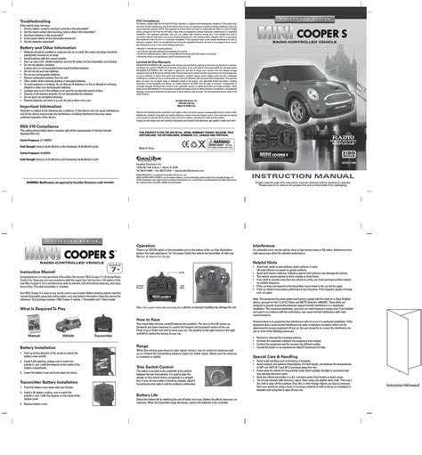 mini cooper boost instruction manual radio Doc