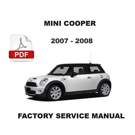 mini cooper operations manual PDF