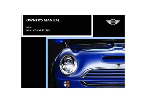 mini cooper owners manual 2005 pdf Kindle Editon