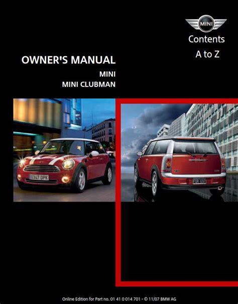 mini cooper owners manual 2008 Epub