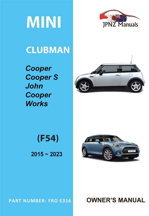 mini cooper owners manual06 Reader