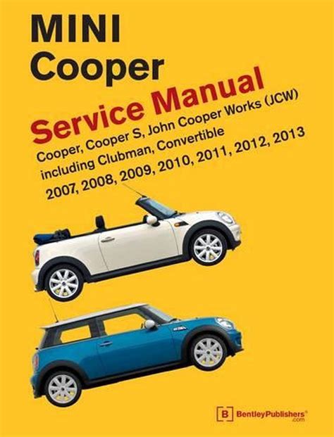 mini cooper r55 r56 r57 service manual 20072013 Epub