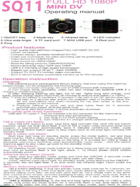 mini dv camera manual PDF