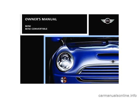 mini one 2007 owners manual Doc