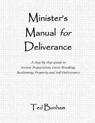 ministers manual deliverance preparation reclaiming PDF