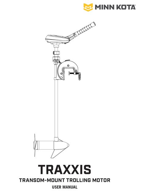 minn kota traxxis user manual PDF