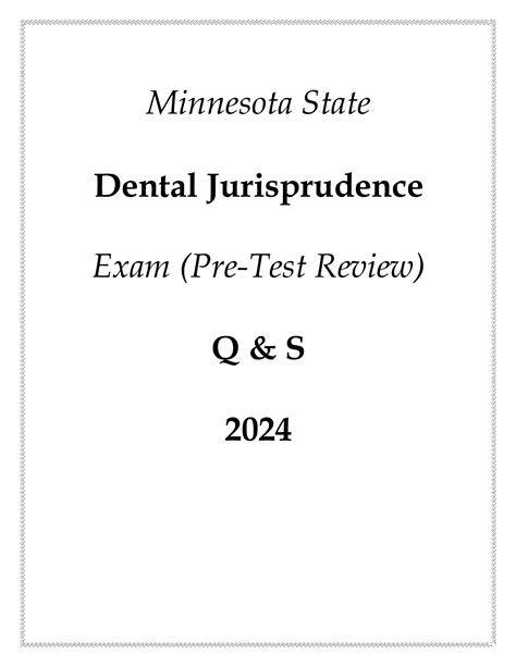 minnesota dental jurisprudence exam practice test Doc