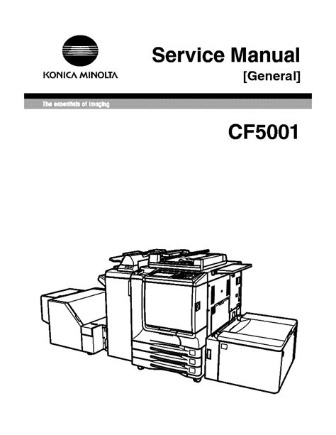 minolta cf5001 general service manual user guide Kindle Editon