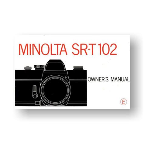 minolta sr t102 user guide Epub