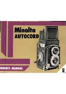 minolta-autocord-service-manual Ebook PDF