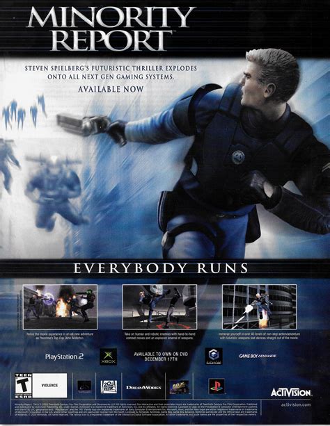 minority report video game