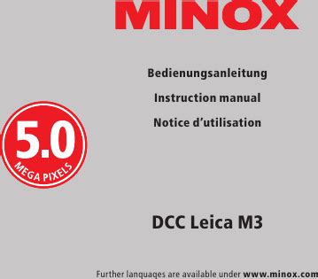 minox dcc leica m3 user guide Doc