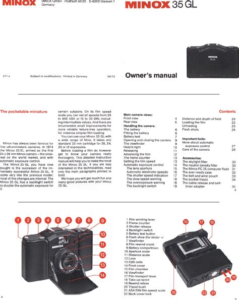 minox telescope owners manual PDF