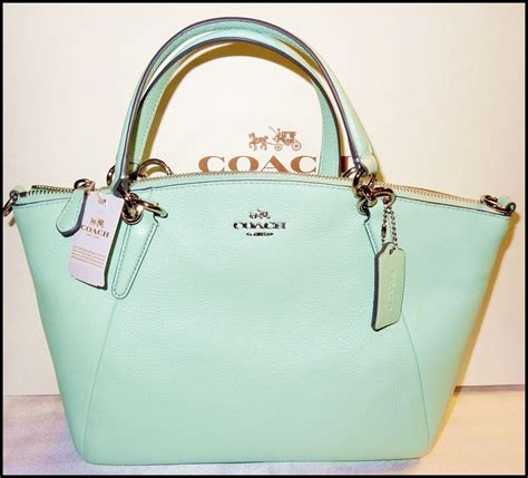 mint green purse