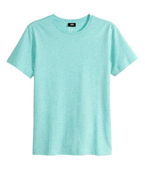 mint green shirt